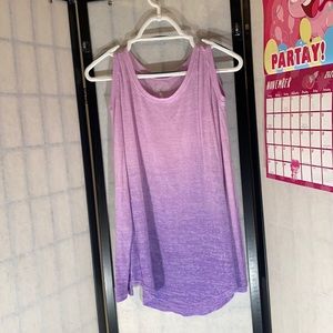 Size Justice 20 cotton-candy cold shoulder top